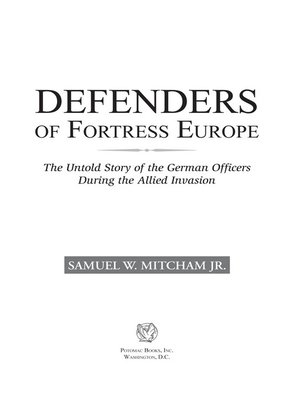 cover image of Defenders of Fortress Europe
